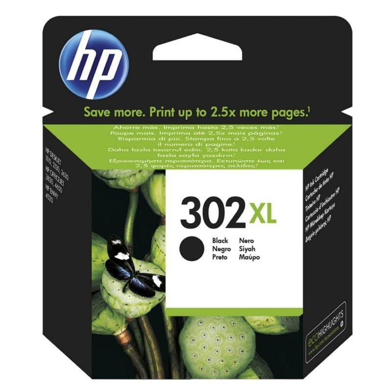 CARTUCHO DE TINTA 302XL ALTA CAPACIDAD NEGRO HP