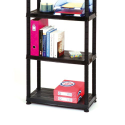 ESTANTERIA PLASTICA 4 BALDAS 130X61X305CM 25 KGS BALDA AIRMEC
