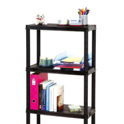 ESTANTERIA PLASTICA 4 BALDAS 130X61X305CM 25 KGS BALDA AIRMEC