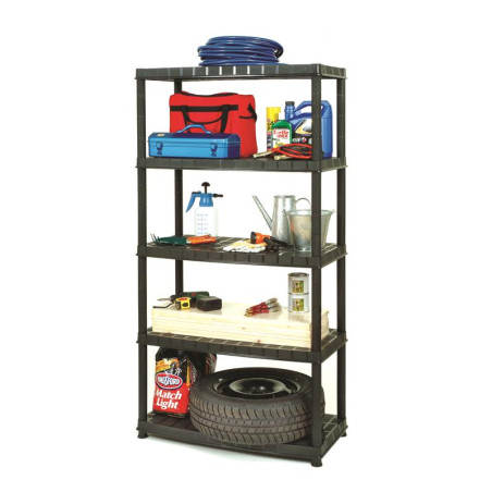 ESTANTERIA PLASTICA 5 BALDAS 185X915X457CM 70 KGS BALDA AIRMEC