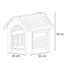 CASETA DE PERRO PLASTICA DONNA GARDEN