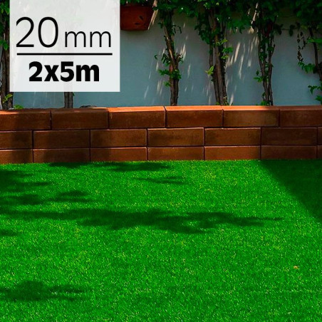 CESPED ARTIFICIAL SERIE MONTECARLO DONNA GARDEN 20MM 2X5MTS