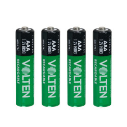 BLISTER 4 PCS PILAS RECARGABLE 2500MAH LR06 AA VOLTEN