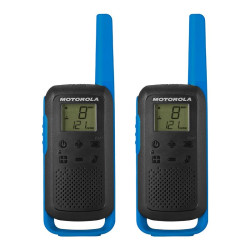 WALKIE TALKIES T62 BLACK BLUE MOTOROLA