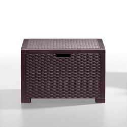 SET DE JARDIN 2 SILLONES MESA SERIE NEBRASKA BROWN BICA