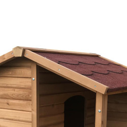 CASETA PERRO MADERA 120X78X79CM DONNA GARDEN