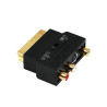 ADAPTADOR EUROCONECTOR A RCA 3XRCA HEMBRA NANOCABLE
