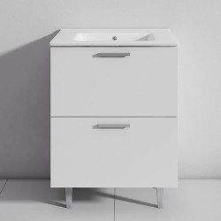 MUEBLE BANO BLANCO SERIE MODENA 60X46X85CM BENOTTI