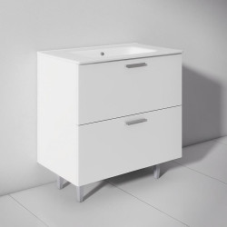 MUEBLE BANO BLANCO SERIE MODENA 80X46X85CM BENOTTI