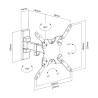 SOPORTE DE TELEVISION EXTENSIBLE 13 42 LARRYHOUSE
