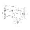 SOPORTE DE TELEVISION EXTENSIBLE 23 42 LARRYHOUSE