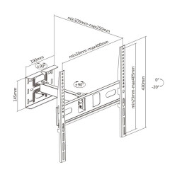 SOPORTE TELEVISION EXTENSIBLE 32 55 LARRYHOUSE