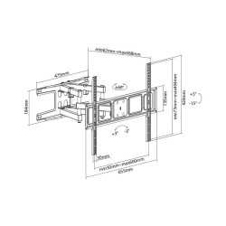 SOPORTE DE TELEVISION EXTENSIBLE 37 80 LARRYHOUSE