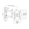SOPORTE DE TELEVISION EXTENSIBLE 23 42 LARRYHOUSE