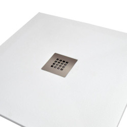 PLATO DUCHA CARGA MINERAL BLANCO CUADR BENOTTI 90X90X35CM