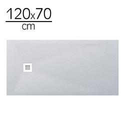 PLATO DUCHA CARGA MINERAL BLANCO BENOTTI 120X70X35CM