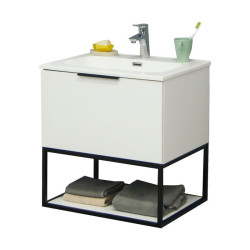 MUEBLE BANO BLANCO SERIE GENOVA 60X46X35CM BENOTTI