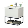 MUEBLE BANO BLANCO SERIE GENOVA 60X46X35CM BENOTTI