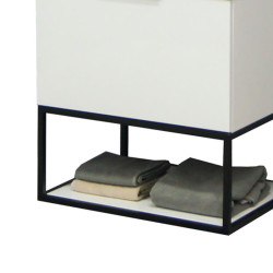 MUEBLE BANO BLANCO SERIE GENOVA 60X46X35CM BENOTTI