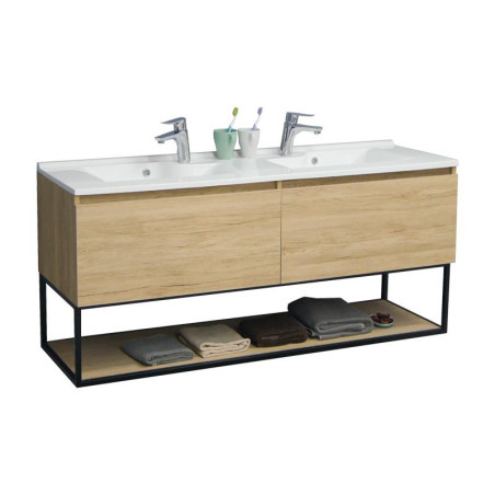 MUEBLE BANO SERIE SIENA 140X455X64CM BENOTTI