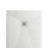 PLATO DUCHA CARGA MINERAL BLANCO BENOTTI 140X70X35CM