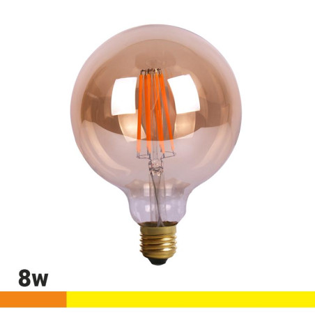 BOMBILLA LED FILAMENTO 8W E27 LUZ CALIDA AIRMEC