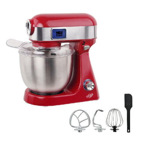 ROBOT DE COCINA 1000W 5 LITROS ROJO LARRYHOUSE