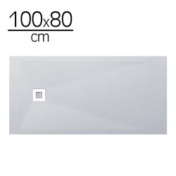 PLATO DUCHA CARGA MINERAL BLANCO BENOTTI 100X80X35CM