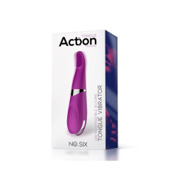 LENGUA VIBRADORA DE CLITORIS Y PUNTO G USB SILICONA ACTION
