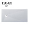 PLATO DUCHA CARGA MINERAL BLANCO BENOTTI 120X80X35CM