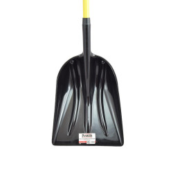 PALA CUADRADA PLASTICA M FIBRA ANILLA 37X47X123CM PAMACON