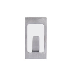 GANCHOS ADHESIVOS DE ACERO INOXIDABLE RECTANGULARES PEQUENOS TESA