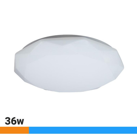APLIQUE LED TECHO 36W SERIE DIAMOND LUZ FRIA AIRMEC