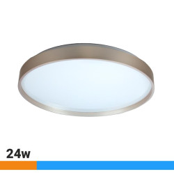 APLIQUE LED TECHO 24W SERIE TITANIO LUZ FRIA AIRMEC