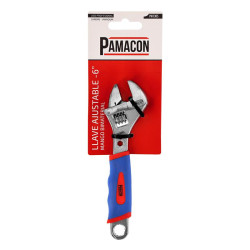 LLAVE AJUSTABLE 6 MANGO BIMATERIAL PAMACON