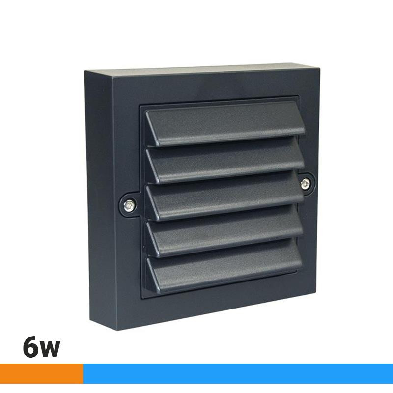 APLIQUE LED CUADRADO 6W LUZ FRIA AIRMEC