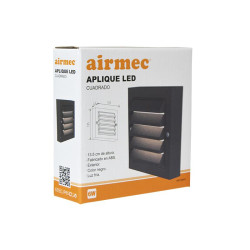 APLIQUE LED CUADRADO 6W LUZ FRIA AIRMEC