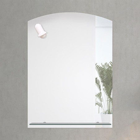 ESPEJO DE BANO 60X80 CM UN FOCO BENOTTI