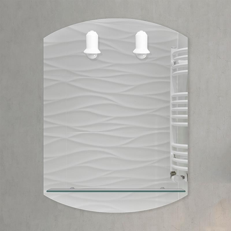 ESPEJO DE BANO 60X80 CM DOS FOCOS BENOTTI