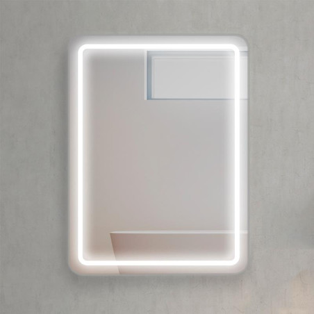 ESPEJO DE BANO 60X80 CM LUZ LED BENOTTI