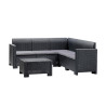 SET DE JARDIN CORNER SERIE NEBRASKA GRAPHITE BICA