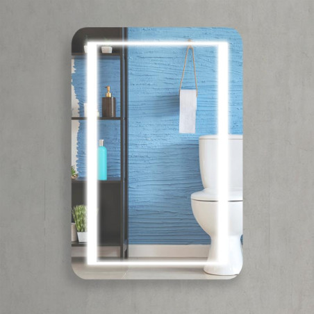 ESPEJO DE BANO LED 60X80 CM SERIE ZURICH BENOTTI