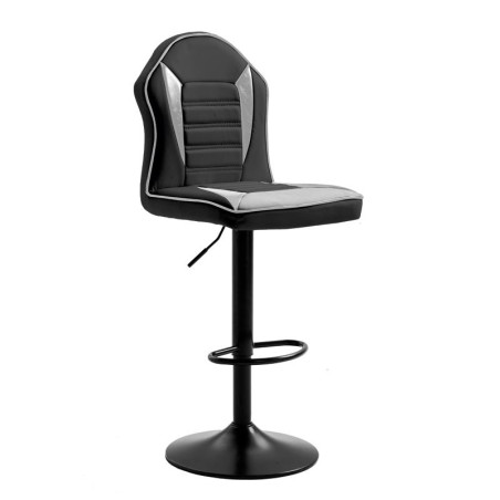 TABURETE GAMING NEGRO GRIS VOLTEN
