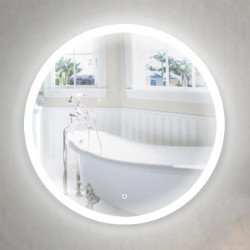 ESPEJO DE BANO LED REDONDO 70X70CM SERIE MALIBU BENOTTI