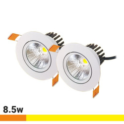 FOCOS DE TECHO LED KIT 2 EMPOTRABLES 85W LUZ CALIDA AIRMEC