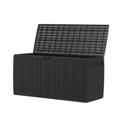 BAUL PLASTICO NEGRO DONNA GARDEN 270 LITROS 117X455X575 CM
