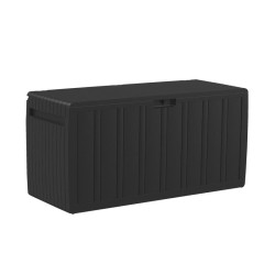 BAUL PLASTICO NEGRO DONNA GARDEN 270 LITROS 117X455X575 CM