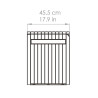 BAUL PLASTICO NEGRO DONNA GARDEN 270 LITROS 117X455X575 CM
