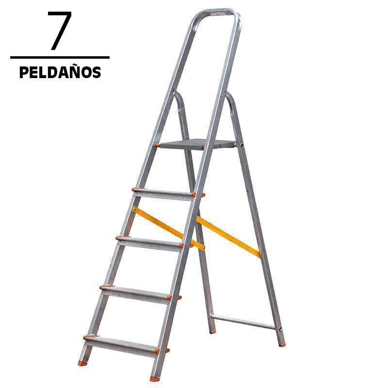 ESCALERA ALUMINIO CON CINTA AIRMEC 7 PELDANOS