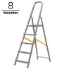 ESCALERA ALUMINIO CON CINTA AIRMEC 8 PELDANOS